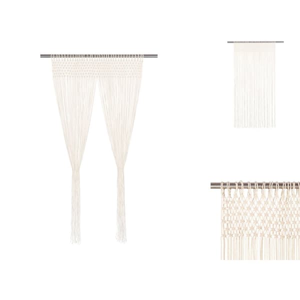 Verhot - Living Macrame verho 140x240 cm puuvilla