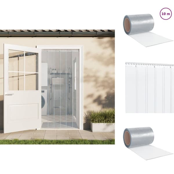 Gardiner & draperier - Living Köldridå transparent 300x2,6 mm 10 m PVC