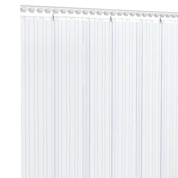 Gardiner - Living bændelgardin 200 mm x 1,6 mm 50 m PVC transparent