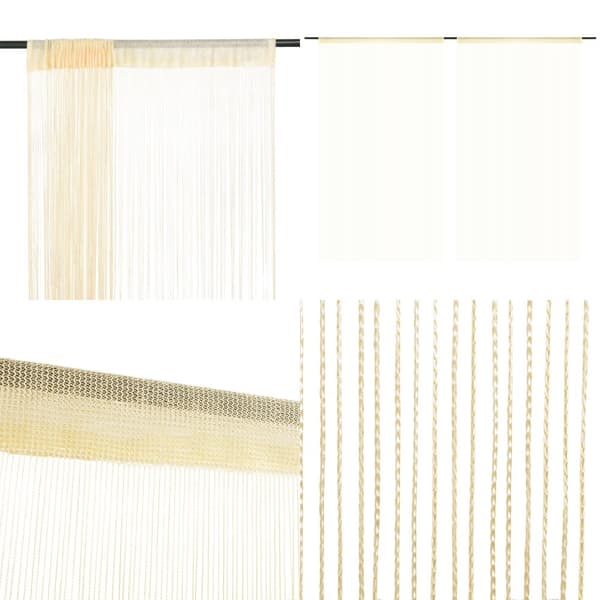 String-verhot 2 kpl 100x250 cm Kerma - String-verho - String-verhot - Home & Living