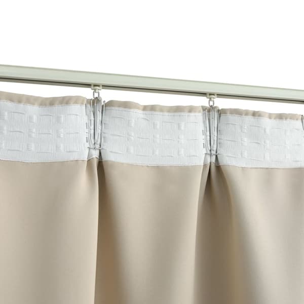 Pimennysverho koukuilla beige 290x245 cm - Verho - Verhot - Home & Living