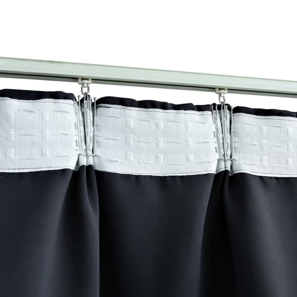 Pimennysverho koukuilla antrasiitti 290x245 cm - Verho - Verhot - Home & Living
