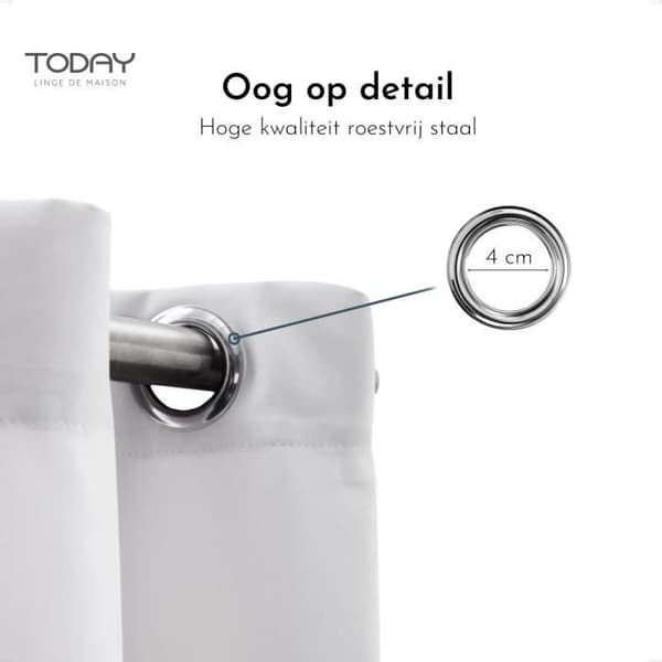 Eyelet Gardin - 140X240 - Krita - TODAY Essential - 356002
