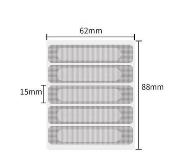 INF Transparenta EPT-förstärkta fönsterskyddslappar (25-pack)