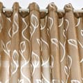 Miniatyrbild 4 av 4: Gardiner Voile - Brun tyg - 100x250 cm