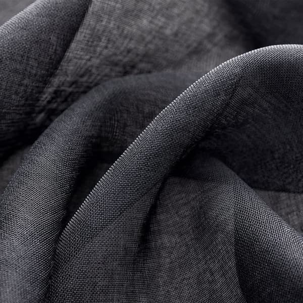 2ST 140*260 cm Voile Gardin - Dubbla Paneler Tulle Voile Gardin med öljetter Moderna mjuka draperier för heminredning