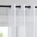 Miniatyrbild 2 av 4: 2ST 140*200 cm Voile Gardin - Dubbla Paneler Tulle Voile Gardin med öljetter Moderna mjuka draperier för heminredning