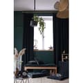 Miniatyrbild 5 av 5: Justerbar gardin + 8 "César" klämringar 140 x 270 cm Cotton Velvet - César Minuit