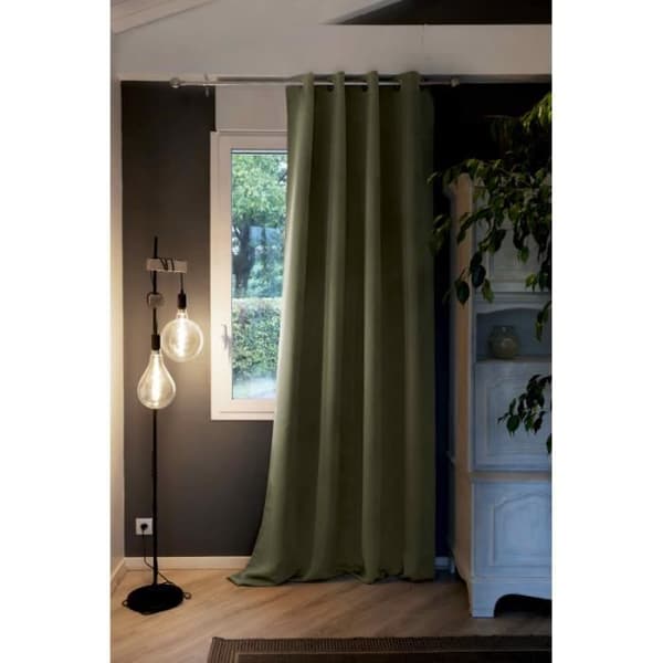 Mörkläggnings- och termogardin fodrad med fleece "Inuit" alla storlekar - Inuit Rosemary - Mörkläggningspanel + Fleece 140 x 260 cm