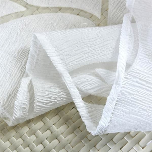 Voile Gardin - 100x250 cm - Vit