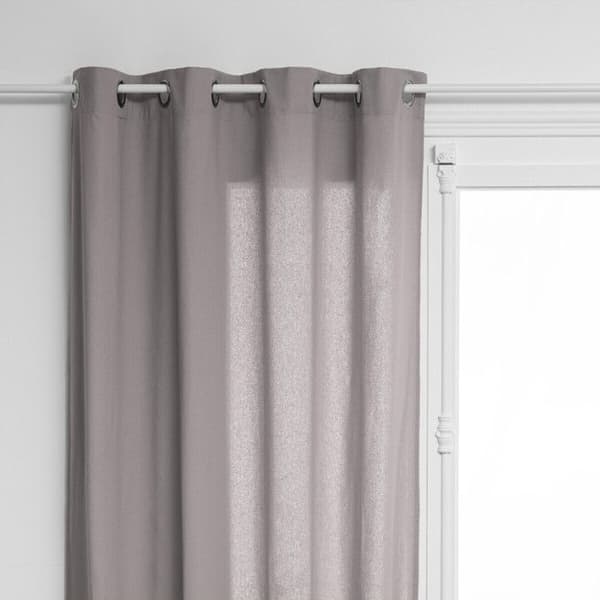 Inredningsgardin "Anjali" i bomull 135 x 240 cm Atmosphera - Ljusgrå