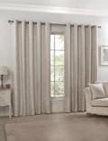 Miniatyrbild 1 av 4: Gardin - dubbla gardiner Emma barclay - EDN9072CRM - Eden Dubbla gardiner med öljetter Jacquard Cream 228 x 183 cm