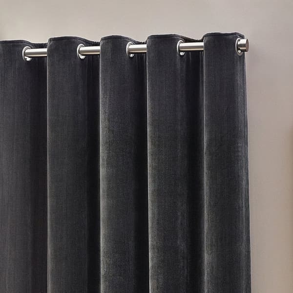 Yard Chenille Velvet Eyelet Curtains