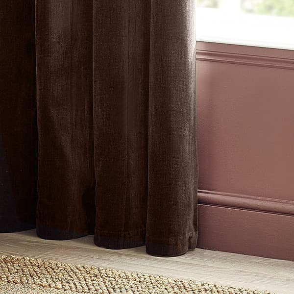 Yard Chenille Velvet Eyelet Curtains
