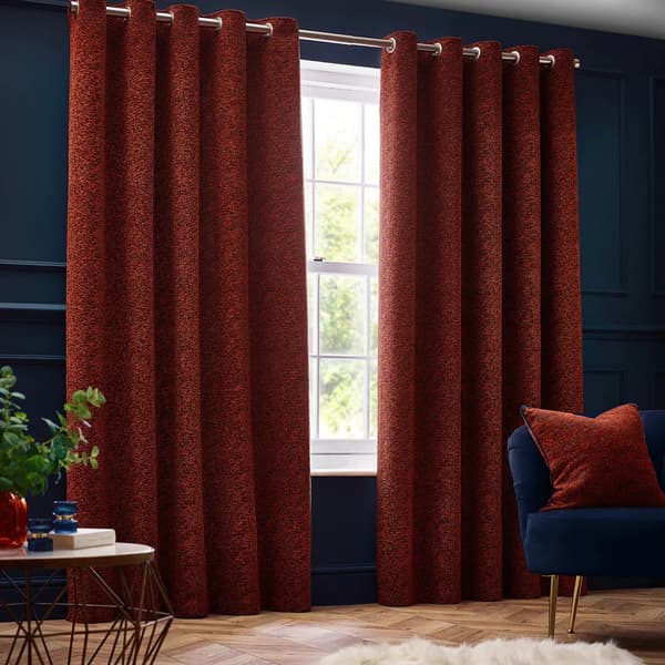 Paoletti New Galaxy Chenille Eyelet Curtains