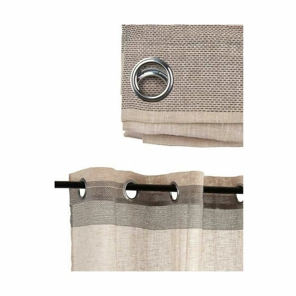 Gardin Beige Grå 140 x 0,1 x 260 cm (6 antal)