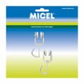 Miniatyrbild 1 av 2: Skiva för gardin Micel TLD18 Insida Vit 2 antal