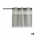 Miniatyrbilde 1 av 2: Gardin Striper Mørke Grå 6 enheter (140 x 0,1 x 260 cm)
