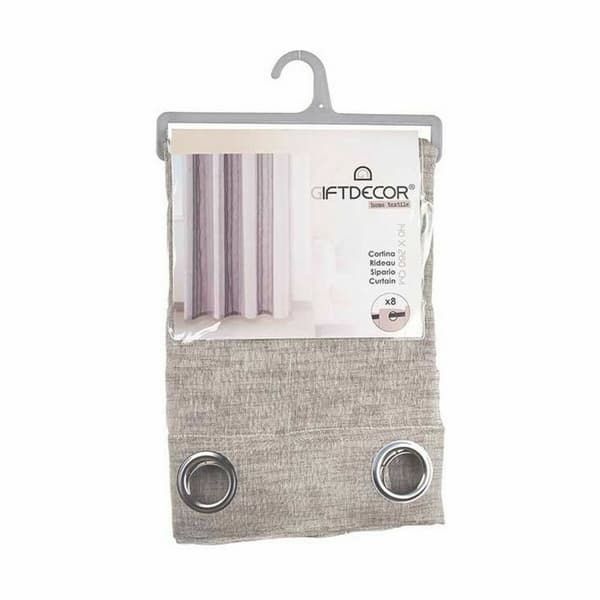 Gardin Brun 140 x 0,1 x 260 cm (6 enheter)