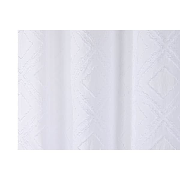 Verho Home ESPRIT Valkoinen 140 x 260 x 260 cm Koruompelu
