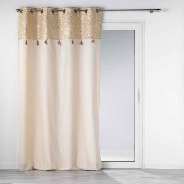 Gardiner med ögla "Solea" 140x240cm Guld
