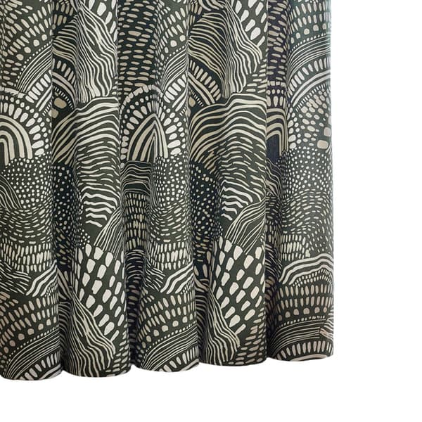 Hoem Nola Abstract Eyelet Curtains (Pack of 2)