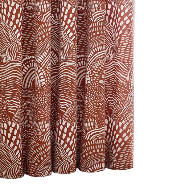 Hoem Nola Abstract Eyelet Curtains (Pack of 2)