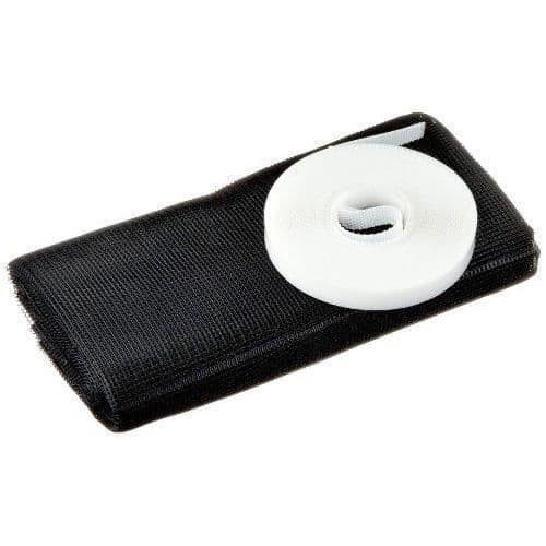 Myggnät - tesa - Standard - 1,3 m x 1,5 mm - Svart - Självgripande fäste