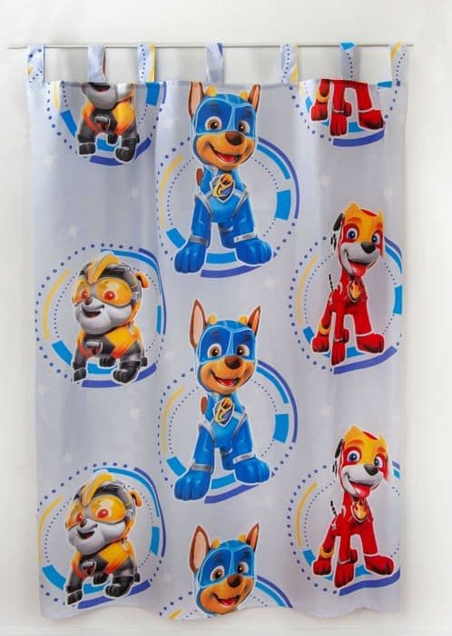 Gardin - dubbla gardiner Herding Paw Patrol Fosforescerande Gardin, 140 x 160 cm, Polyester, Glow in the Dark