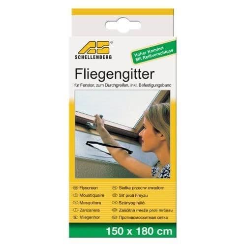 Myggnät - Schellenberg - 50329 - Antracit - 150 x 180 cm - Slitstark polyester