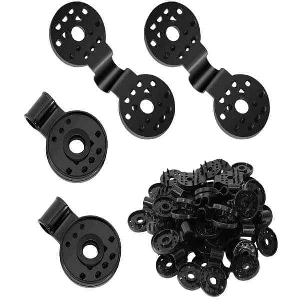 Sun Shade Net Clips, Black Heavy Duty Canopy Clips (50-pack) 0