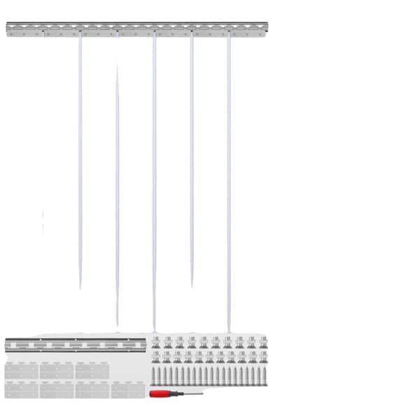 Kirkas PVC-nauhaverho, koko 42x84 tuumaa, lämmönkestävä,42x84 tuumaa 7 kpl