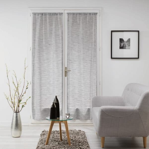 Raka par spöfickor 2 x 70 x 200 cm Voileväv milza antracit
