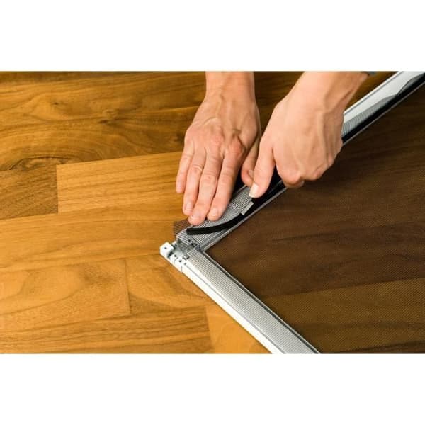 Myggnät - TESA - Alu Comfort ram - Fönster 1,4m x 1,5m - Justerbar