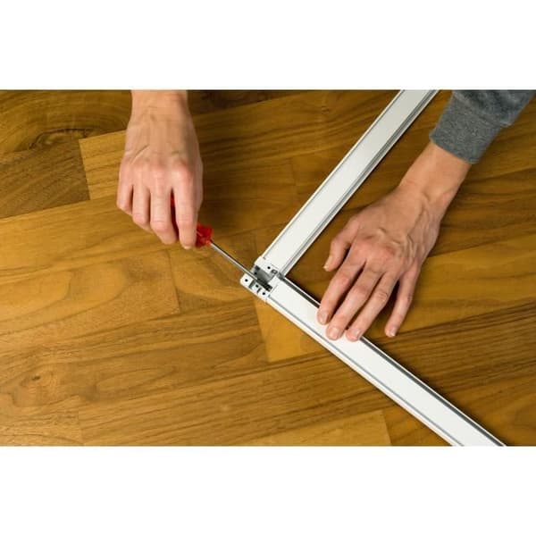 Myggnät - TESA - Alu Comfort ram - Fönster 1,4m x 1,5m - Justerbar
