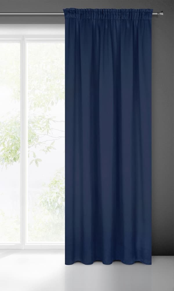 VALMIS LOGAN VERHO TEIPILLÄ 135 X 270 CM NAVY