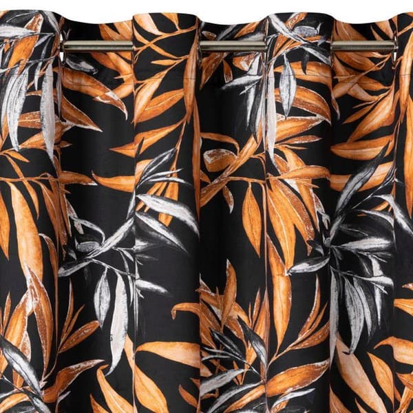 KLARGAVET GARDIN ZOJA 140 X 250 CM SORT