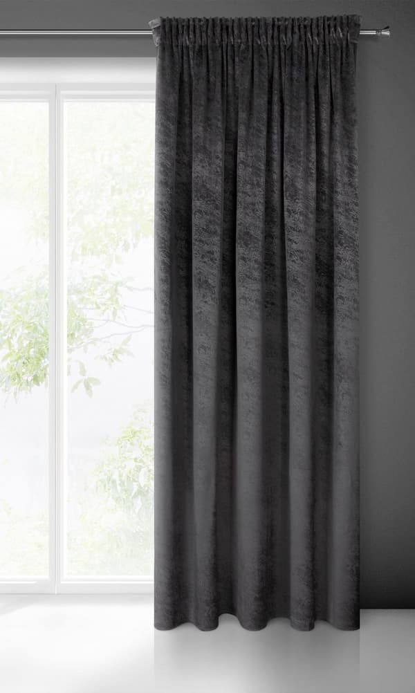 RIVA FÄRDIG GARDIN PÅ TEJP 140 X 270 CM SVART