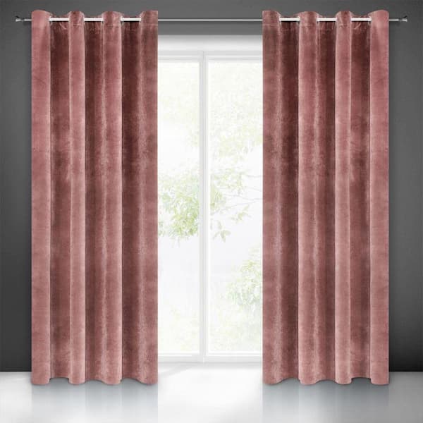 KLARGAVET GARDINVILLA 140 X 250 CM PINK