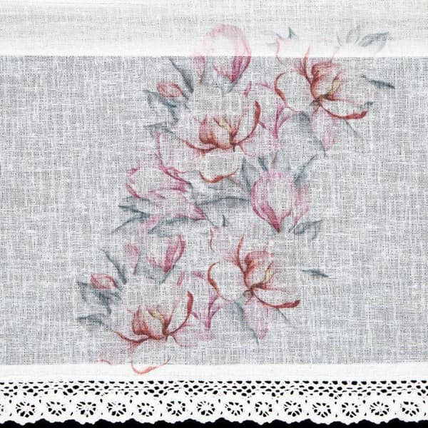KLARGAVET GARDIN SUZY 150 X 30 CM HVID