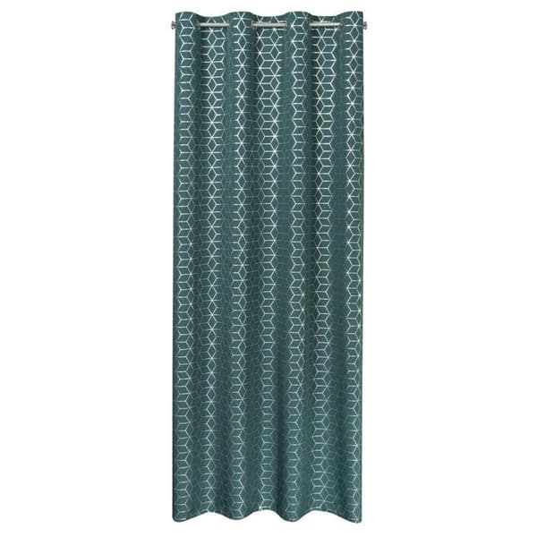 TERNING KLARGAVET GARDIN 140 X 250 CM MØRK TURKIS