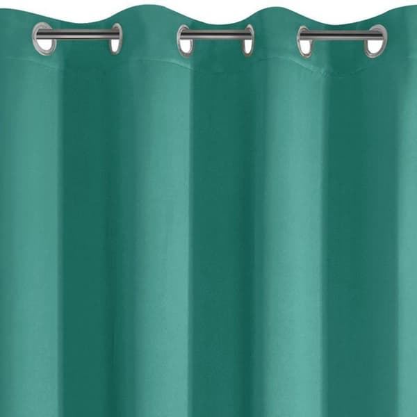 KLARGAVET GARDINLOGAN 135 X 250 CM TURKIS