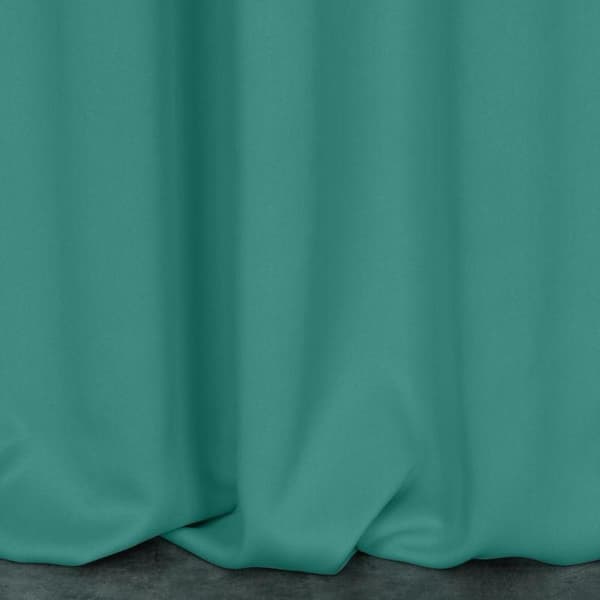 KLARGAVET GARDINLOGAN 135 X 250 CM TURKIS