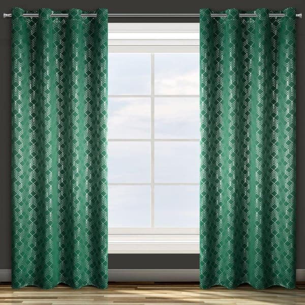 FÄRDIG GARDIN D91 POLY 140 X 250 CM GRÖN