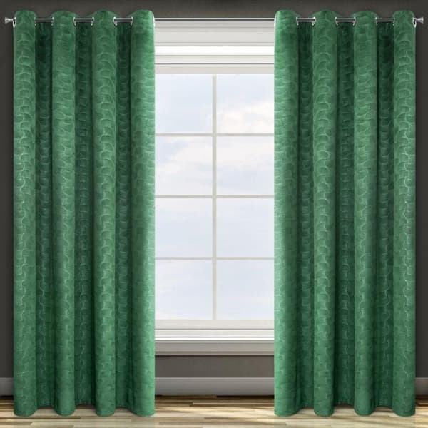 FÄRDIG GARDIN D91 ELLEN 140 X 250 CM GRÖN