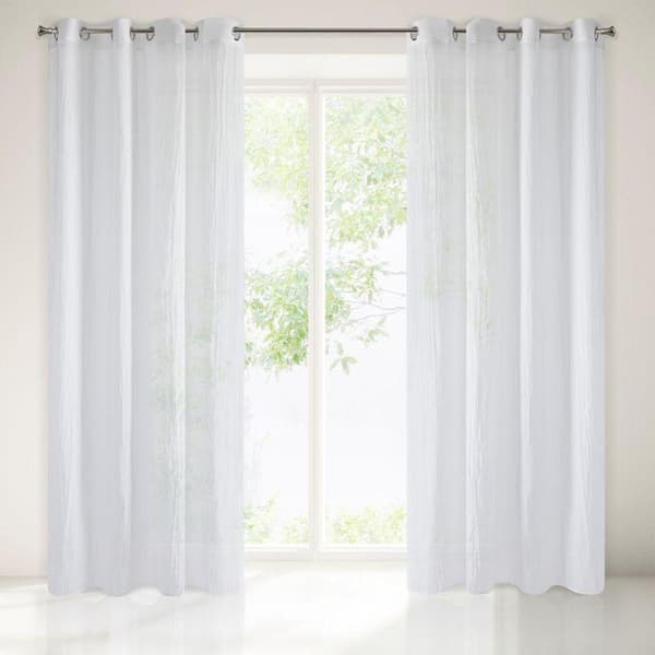 GARDINERKLARGIVET ZUHAL 140 X 250 CM HVID
