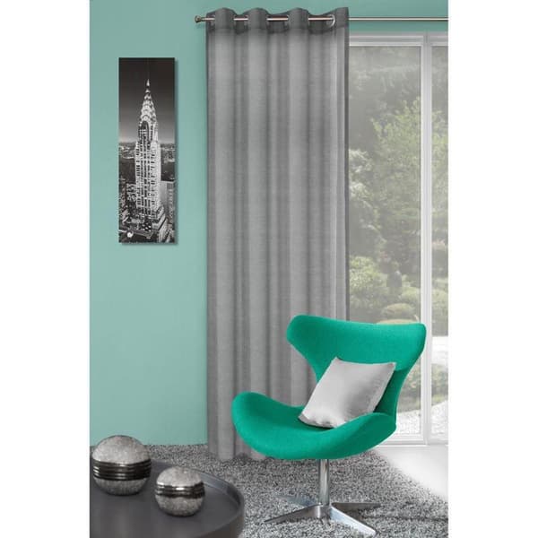 FÆRDIG LAVET GARDIN REBECCA 140 X 250 CM MØRKLILLA