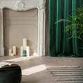 Miniatyrbillede 10 af 10: KLARGAVET VILLA GARDIN PÅ TAPE 140 X 270 CM MØRKEGRØN