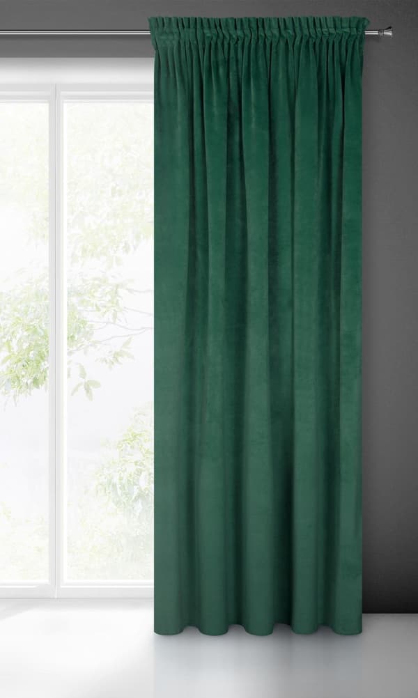 KLARGAVET VILLA GARDIN PÅ TAPE 140 X 270 CM MØRKEGRØN