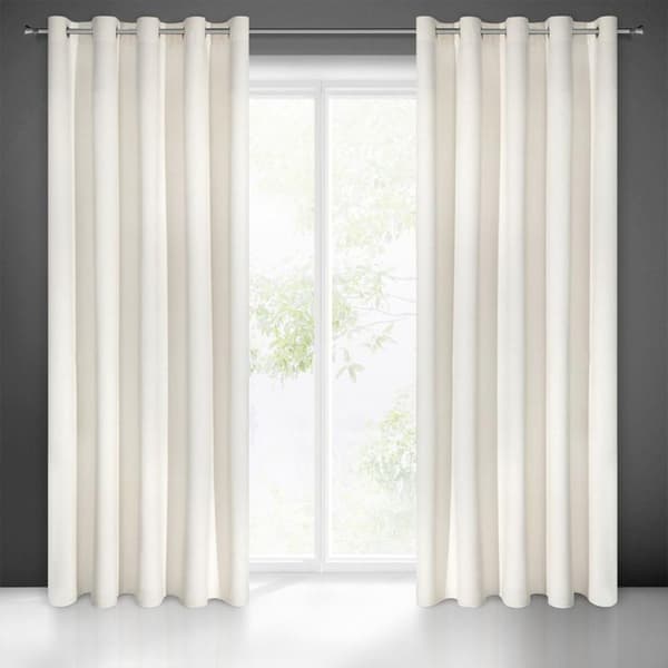 KLARGAVET GARDINVILLA 140 X 250 CM CREME